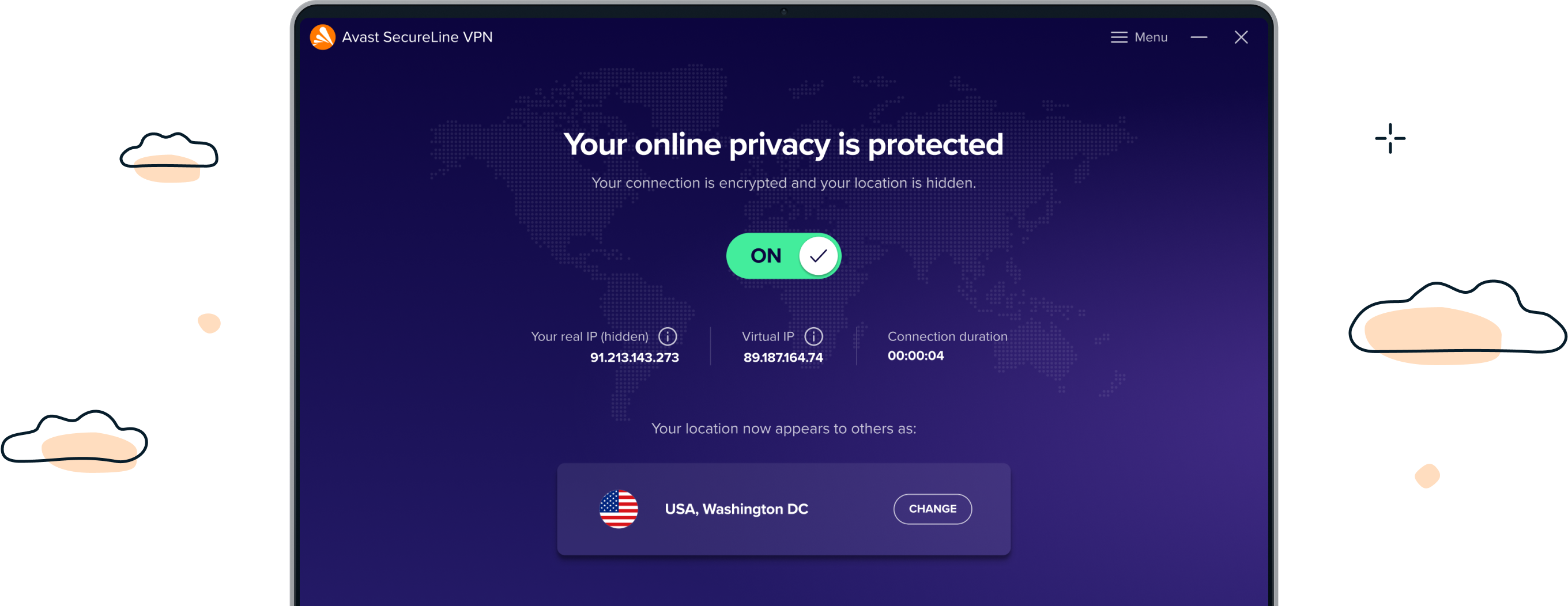 Ілюстрація VPN для Windows 10