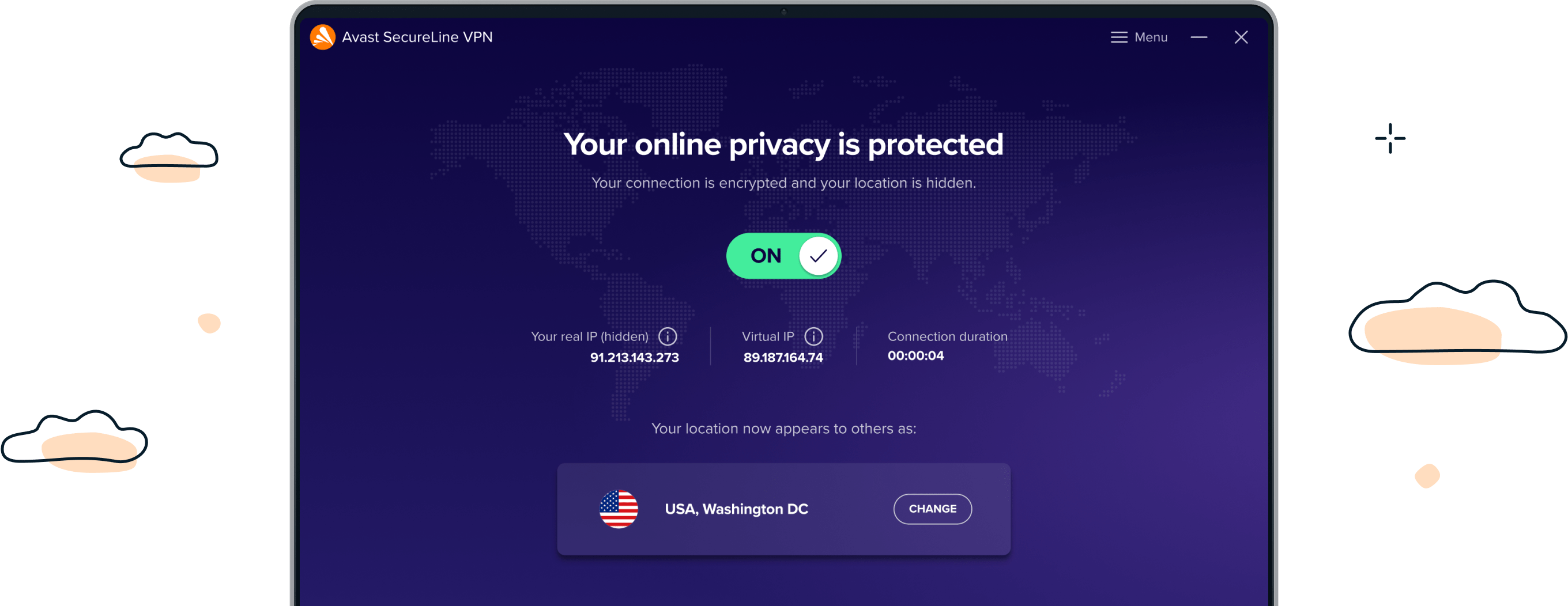 Ілюстрація VPN для Windows 10